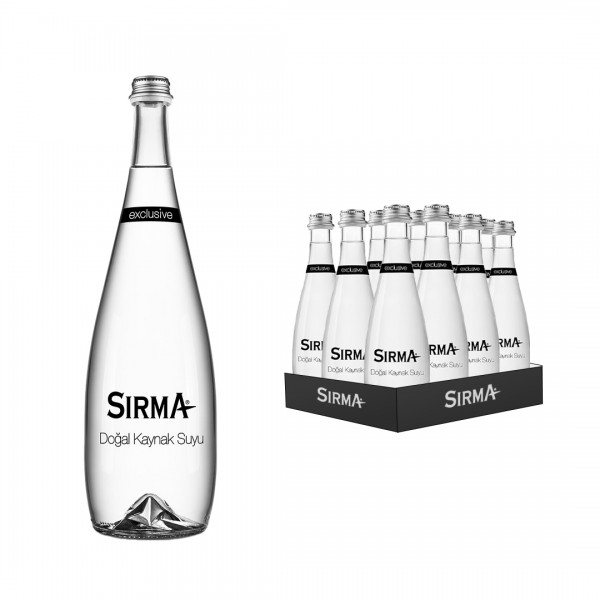 Sırma Exclusive Cam Şişe Su 12 x 330 ml